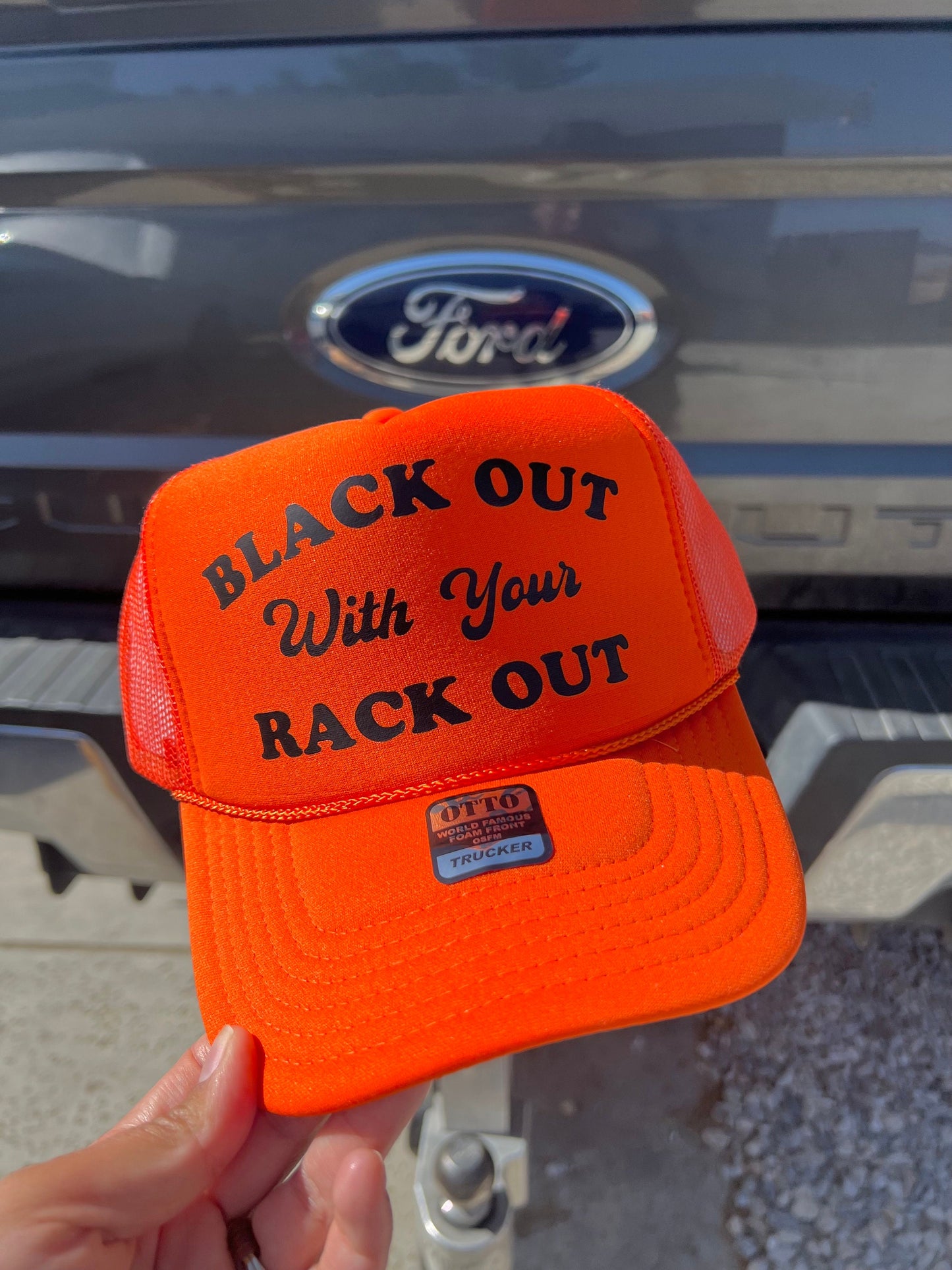 Black out with your rack out Hat