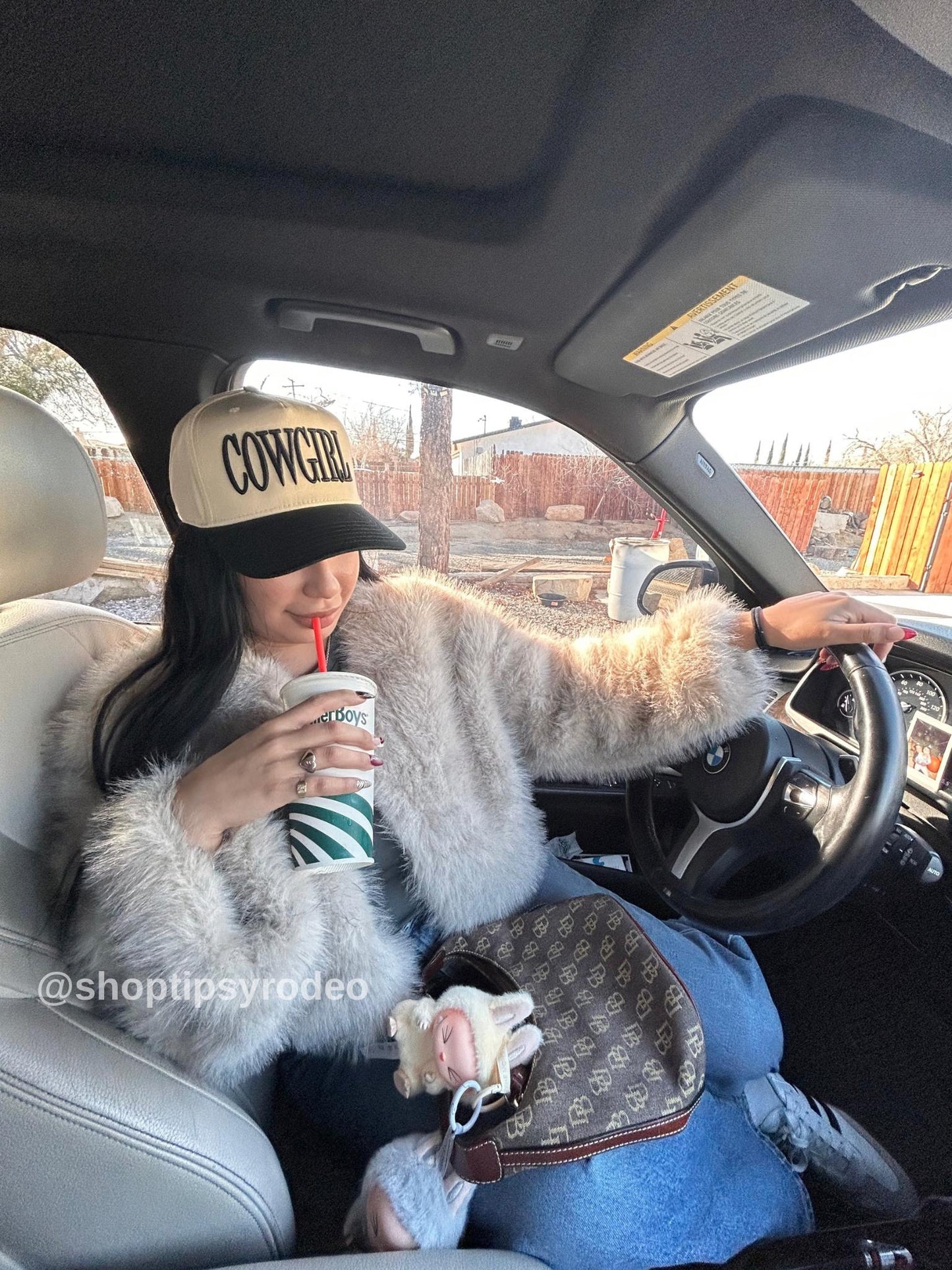 Cowgirl Embroidered Trucker Hat