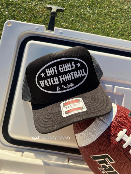 Hot Girls Watch Football Trucker Hat