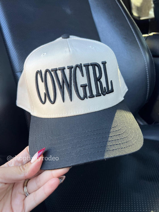 Cowgirl Embroidered Trucker Hat