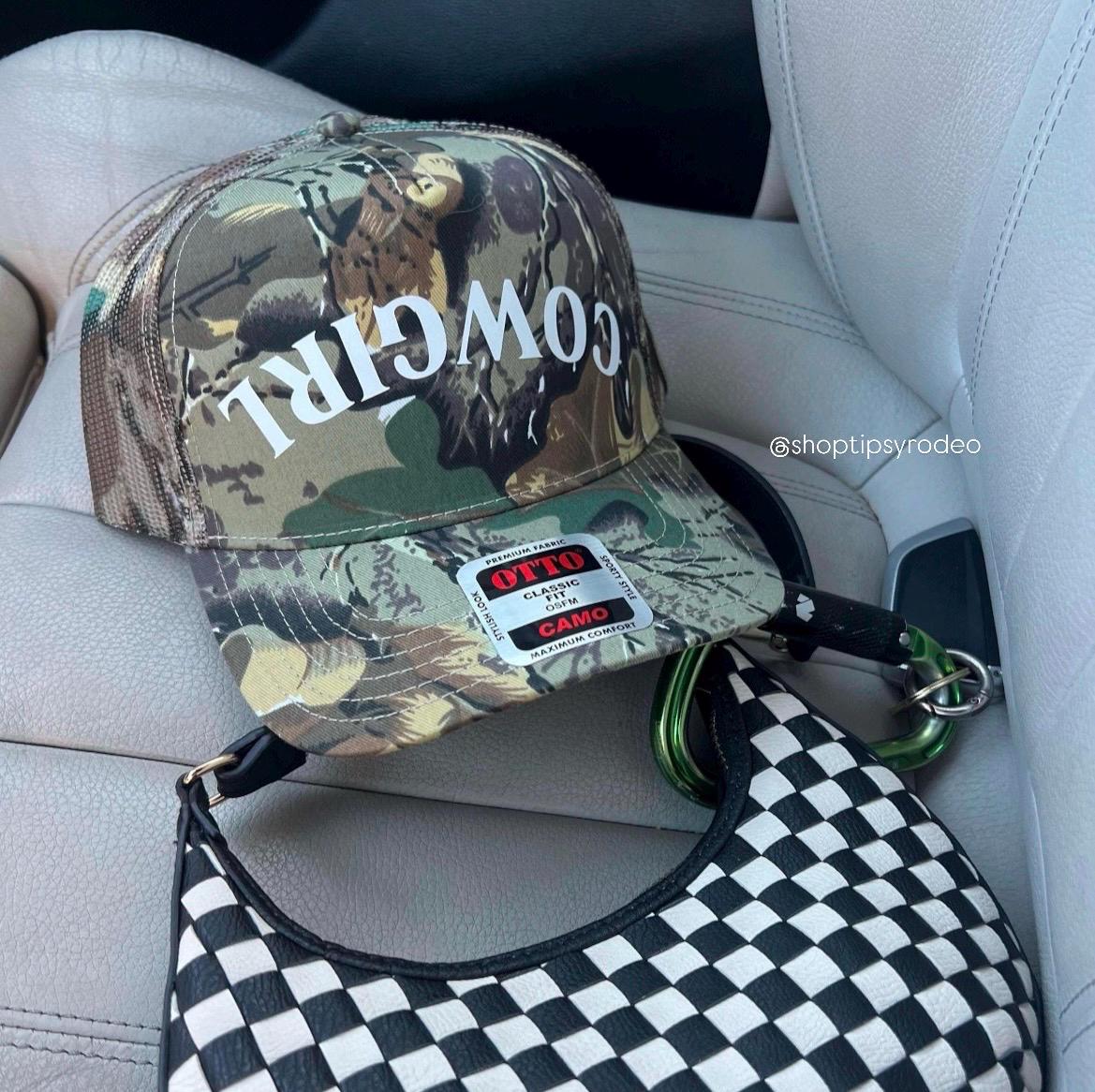 Cowgirl Camo Trucker Hat