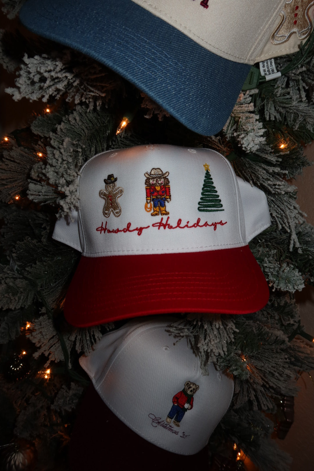 Howdy Holidays Christmas Trucker 