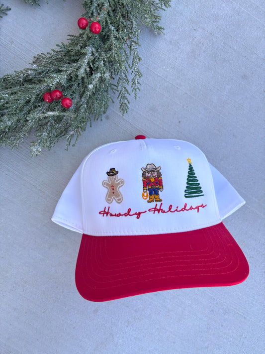 Howdy Holidays Christmas Trucker 