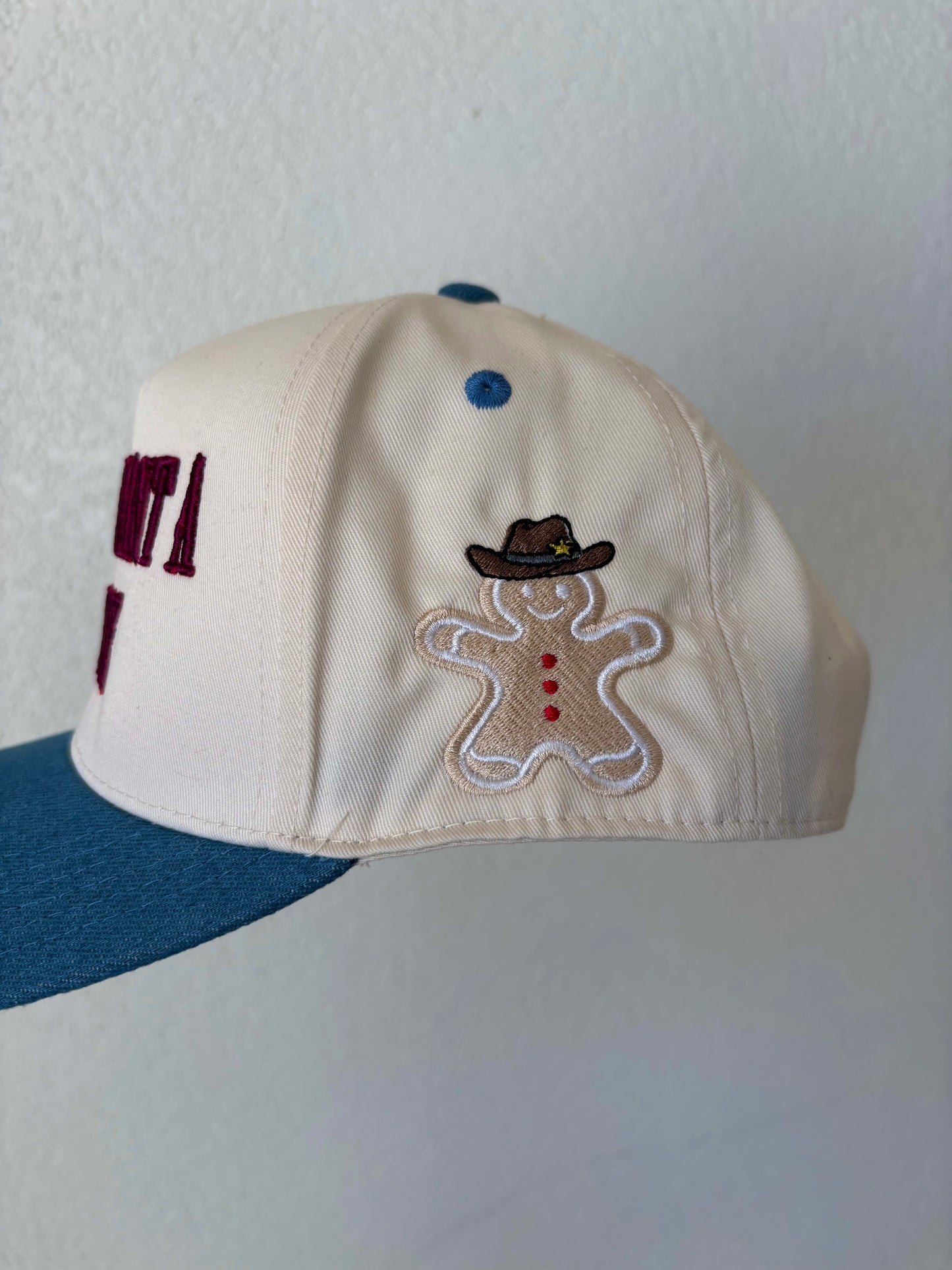 Santa, I want a Cowboy Christmas Holiday Trucker Hat 