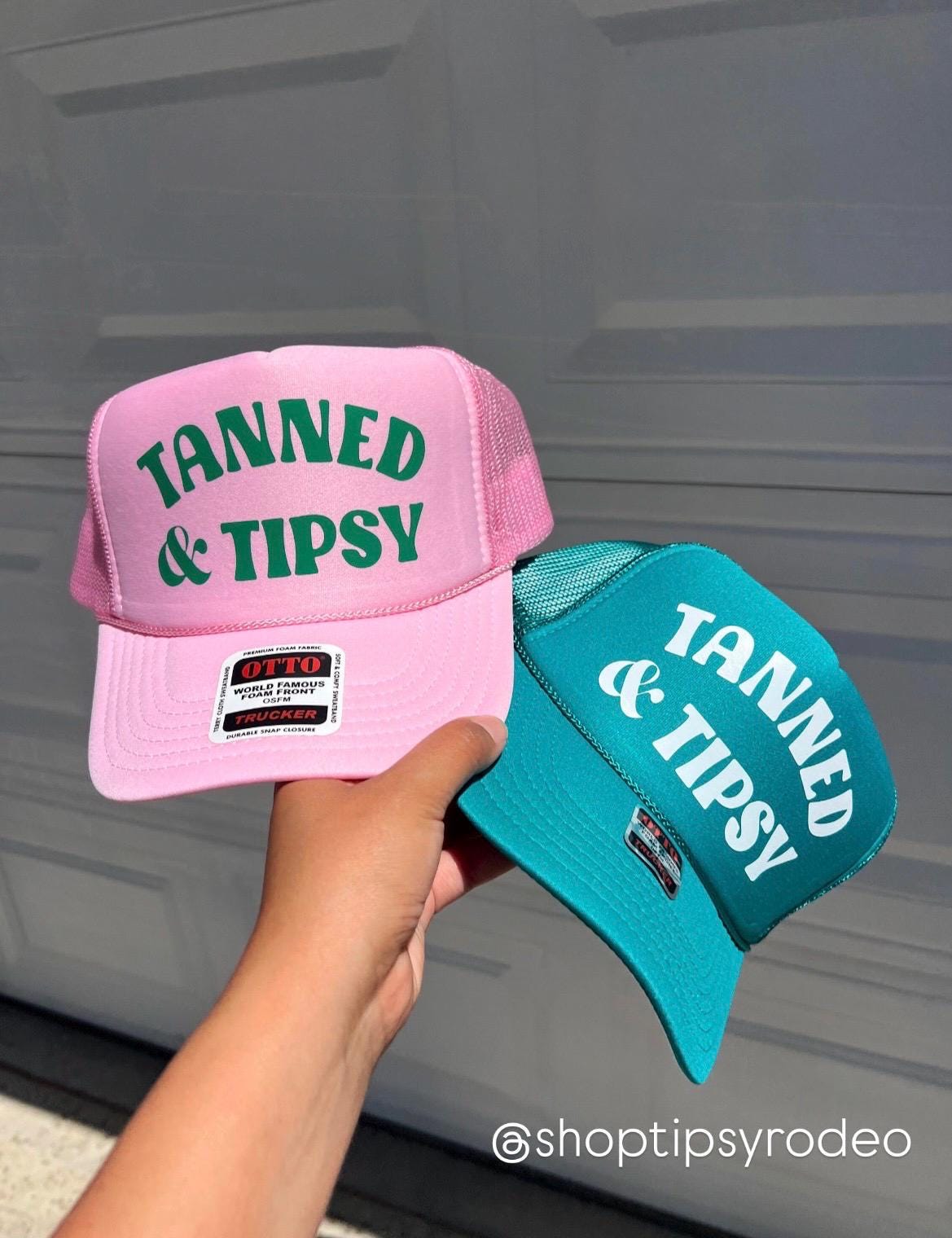 Tanned and tipsy Trucker hat