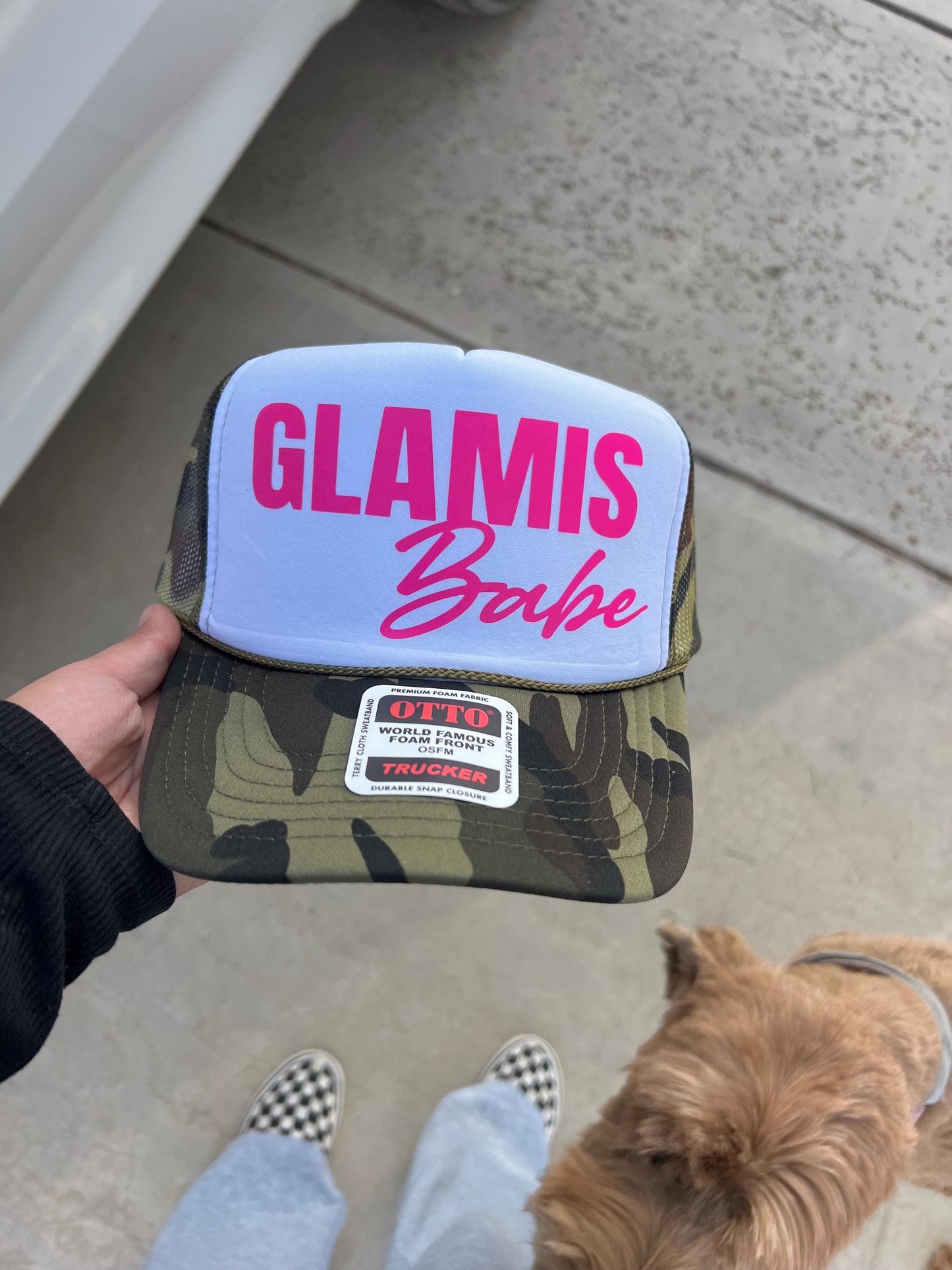 Glamis Babe Sand Dunes Trucker Hat