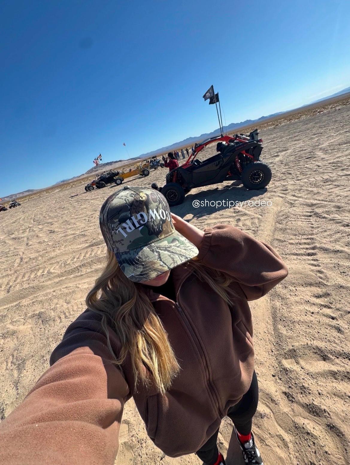 Cowgirl Camo Trucker Hat